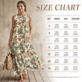 thumbnail image 7 of Xixirimido Boho Mandala Dragonfly Print Maxi Dresses for Women Sleeveless Casual Dresses with Pockets Flowy A-line Long Summer Sun Dress Beach Vacation Wear, Medium, 7 of 7