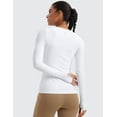 thumbnail image 2 of CRZ YOGA Womens Cloudweight Long Sleeve Workout Tops Lightweight Athletic Basic T-shirts, 2 of 5