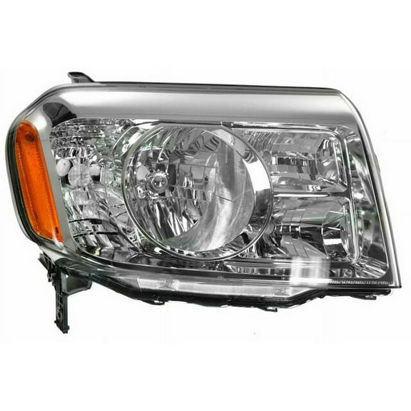 Left Headlight Lens Housing - Compatible with 2009 - 2011 Honda Pilot 2010