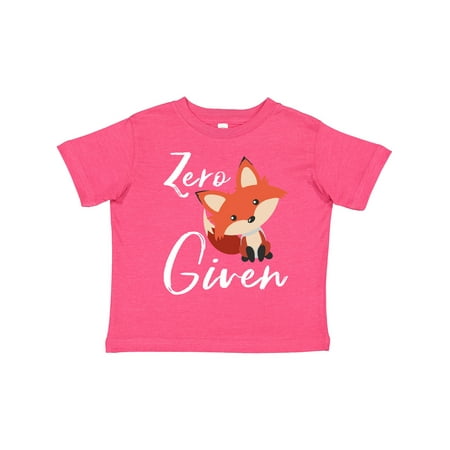 

Inktastic Zero Fox Given Gift Toddler Boy or Toddler Girl T-Shirt