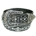 thumbnail image 1 of CTM Ceinture Fleur de Lis Cloutée en Strass (Femmes), 1 of 3