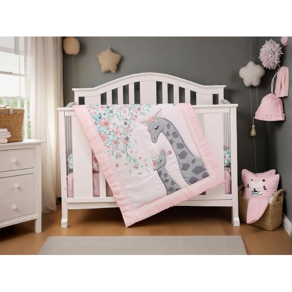 3-Piece Giraffe Crib Bedding Set, Baby
