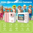 thumbnail image 4 of Cámara digital para niños Ywbawe, Polaroids de alta definición para estudiantes, fotos imprimibles, bolígrafo de color de 5 ml., 4 of 6
