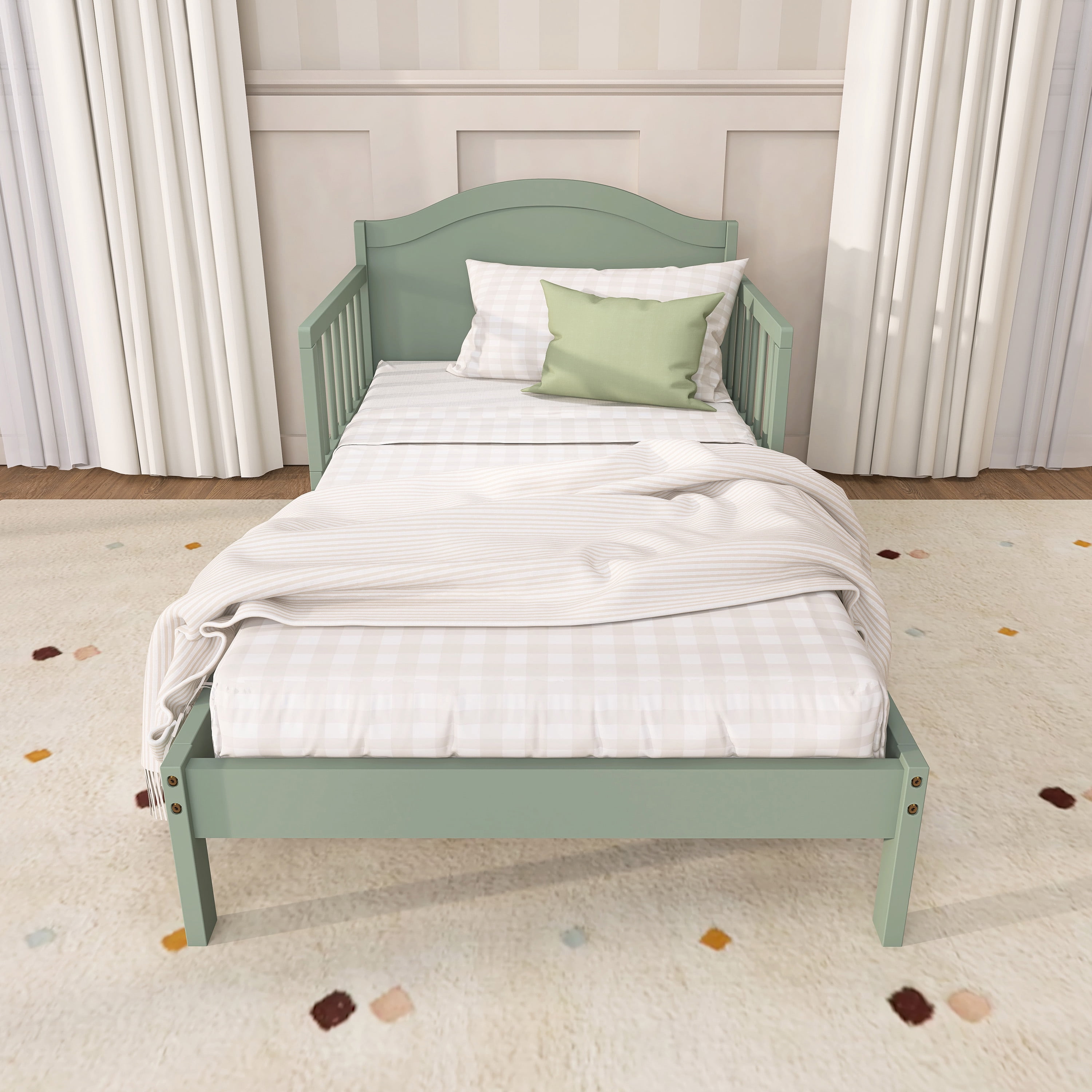 Dream On Me Sydney Toddler Bed, Meadow Green