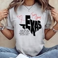 thumbnail image 2 of Texas Stronger Than Storm Support Community Pray For Texas T-Shirt, Men's And Women's Graphic Tee 100% Cotton by TBun, Full Sizes S-5XL, 2 of 5