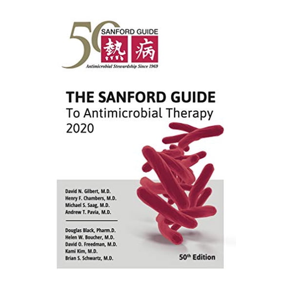 Pre-Owned The Sanford Guide to Antimicrobial Therapy 2020 Paperback
