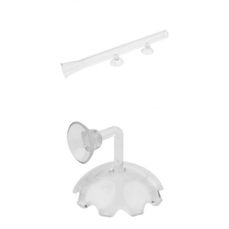 Acrylic Tank Shrimp Feeder Tray Container Bowl + 25cm Feeder Tube 250mm