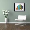 thumbnail image 3 of Trademark Fine Art "Fibonacci Spiral" Canvas Art by Michelle Calkins, White Matte, Black Frame, 3 of 4