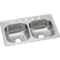thumbnail image 2 of Elkay Dayton Stainless Steel 33" x 22" x 8-1/16", Equal Double Bowl Drop-in Sink, 2 of 2