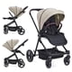 thumbnail image 1 of Yeshouse cochecito de bebé gris, asiento reversible, plegado a una mano, 4 modos, dosel y reposapiés ajustables, gran cesta y soporte para taza, 1 of 7