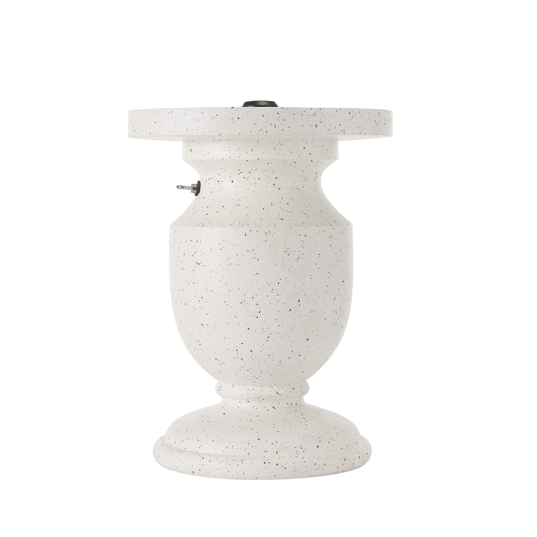 Christopher Knight Home 24.25" Outdoor MGO Umbrella Base Stand, Multiple Cap Sizes, White Speckled