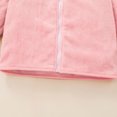 thumbnail image 4 of Vedolay Jean Jackets for Girl Girl's Cozy Jacket Fall Winter Casual Fuzzy Outwear Coat,Pink 2-3Y, 4 of 4