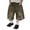 Z372#Brown, variant on Boys Casual Denim Shorts Boy's Distressed Trendy Loose Straight Leg Jean Shorts Retro Summer Casual Denim Shorts With Pocket 7-8 Years/Brown