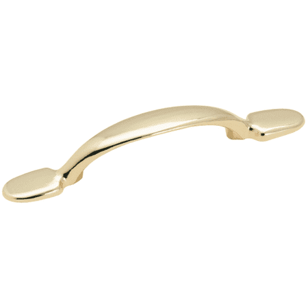 - Allison Value 3 in (76 mm) Center-to-Center Polished Brass Cabinet Pull