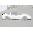 thumbnail image 3 of Replacement For 1997-2004 Corvette C5 ALL Models Performance Style ABS Plastic - Matte Black Front Bumper Open Vented Lip Splitter ZR1 Extended Style Side Skirts Panel Pair & Rear Trunk Wing Spoiler, 3 of 23