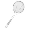thumbnail image 1 of Colador de acero inoxidable Skimmer Cucharón Hogar Cocina Fideos Colador de papas fritas para restaurante en casa (22 cm, Plata), 1 of 5