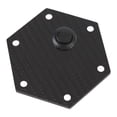 thumbnail image 1 of Tapa Central Del Volante de la Tapa de 6 Orificios Fibra de Carbono, 1 of 7