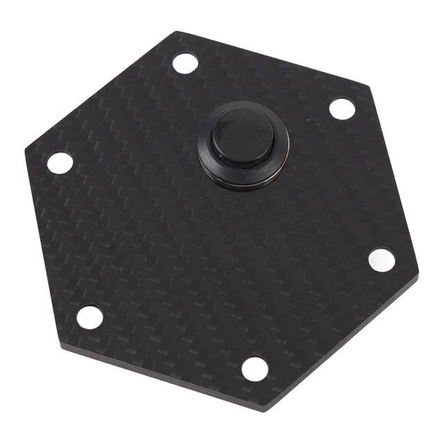 Tapa Central Del Volante de la Tapa de 6 Orificios Fibra de Carbono