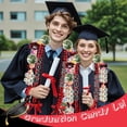 thumbnail image 5 of Miguan 18 Pcs Graduation Leis Class of 2026 Double Braided Ribbon Money Lei Kit Gift Party Favor for Women Men(Red,Black), 5 of 7