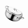 thumbnail image 2 of Deep Fryer Pot Japanese Tempura Deep Fryer Stainless Steel Small Frying Pot with Thermometer & Oil Filtration, 2 of 5