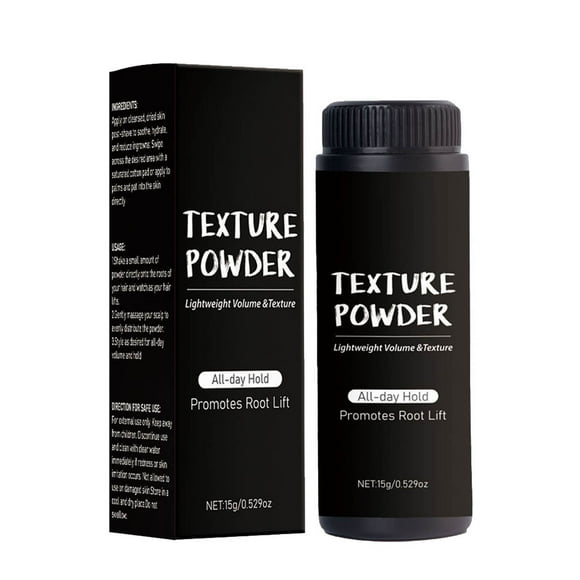 Productos para el cuidado del cabello POLVO TEXTURIZANTE PARA EL CABELLO 15 g Agrega volumen y textura Proporciona un aspecto mate Aumenta el volumen Refresca convenientemente en cualquier momento Pol