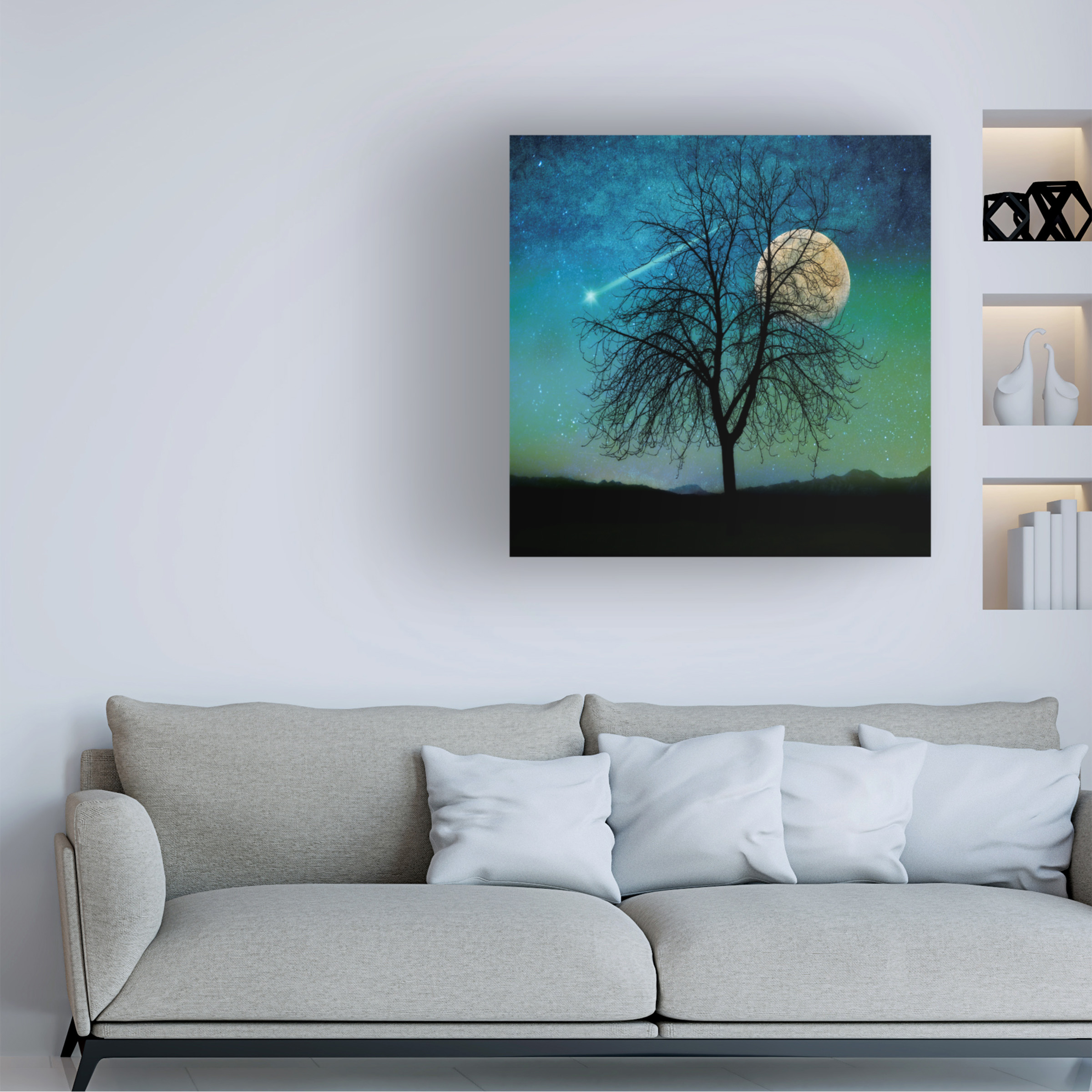 Trademark Fine Art 'Opalescent Sky' Canvas Art by Tina Lavoie