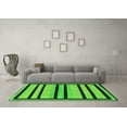 thumbnail image 3 of Ahgly Company Indoor Rectangle Abstract Green Modern Area Rugs, 7' x 10', 3 of 4