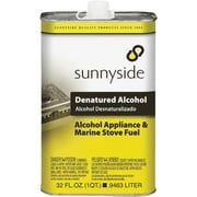 83432 1-Quart Denatured Alcohol Solvent, Contains 100-Degree Pure Denatured Ethyl Alcohol By SUNNYSIDE CORPORATION