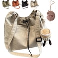 thumbnail image 1 of Bolso bandolera ultraligero de gran capacidad e informal con colgante, bolso ultraligero con colgante, bolso bandolera ultraligero e informal, 1 of 6