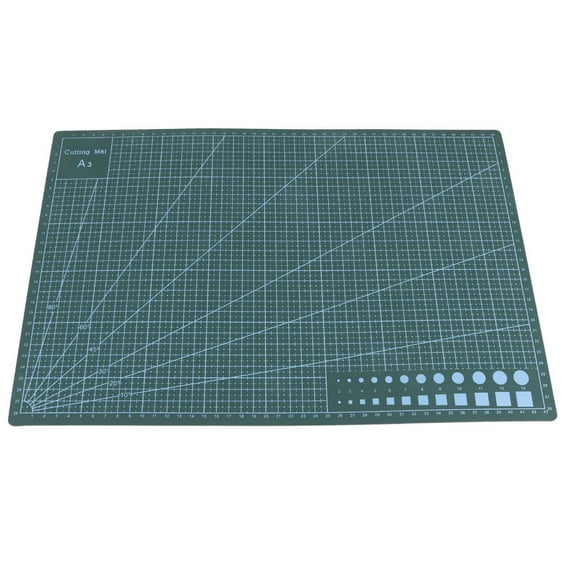 Self Healing Cutting Mat, Quality PP Material Reseals Surface Cuts, Multipurpose Sewing Board For Crafting Projects, Green PVC Double Sided Engraving Board, Portable And Smooth