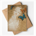 thumbnail image 1 of Dress Pretty Girl Chinese Painting Greeting Cards You are Invited Invitations, 1 of 3