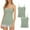 Green+Green, variant on Xysaqa Summer Tops for Women 2025 White Tops for Women Plus Size Tank Tops for Women with Built in Bras Solid Basic Cami Spaghetti Strap Tank Tops Shelf Bra Undershirt Blouses S-6Xl, 2 Pack Off The Sh