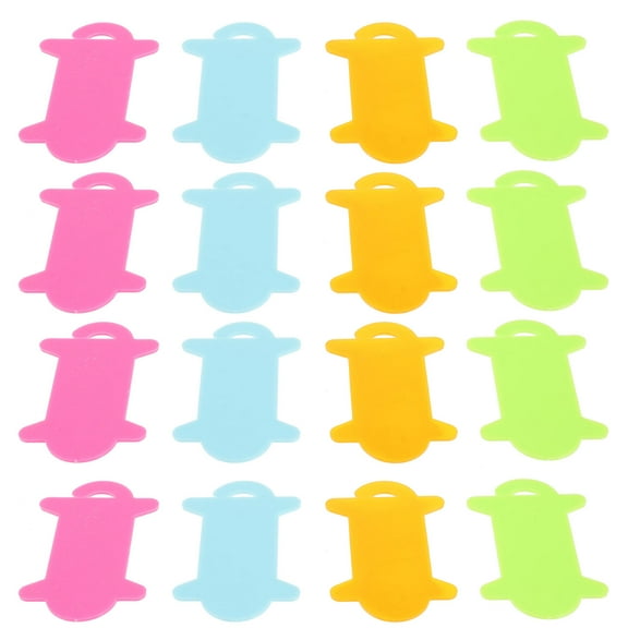 ifundom Large Yarn Bobbins Assorted Colors for DIY Crafts and Sewing Projects 100Pcs