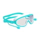thumbnail image 2 of Gafas de natación para niños, gafas de natación de material suave, natación Verde blanco, 2 of 9