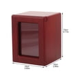 thumbnail image 2 of SEWACC 1Pcs Urne Commémorative Carrée en Bois pour Chat 5.8 Pouces pour Propriétaires d'Animaux, 2 of 5