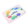 thumbnail image 1 of Aqestyerly Easter Bunny Flannel Floor Mat - Kitchen Door Mat for Non-Slip Home Decor and Festive Display, 1 of 5