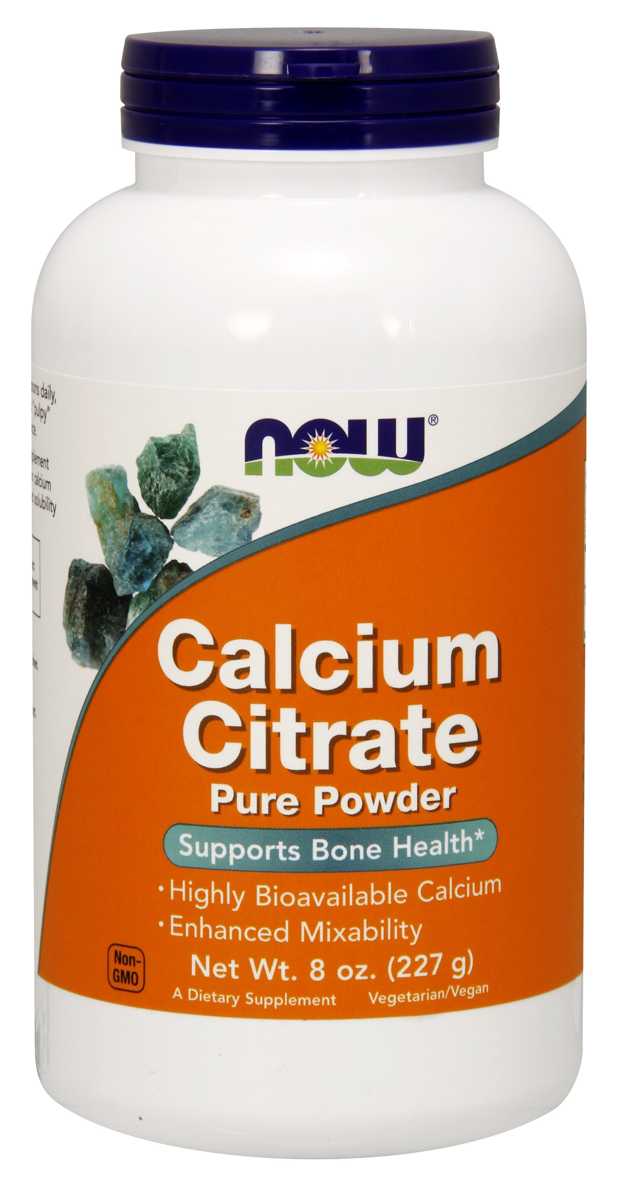 Now Supplements Calcium Citrate Powder Highly Bioavailable Calcium