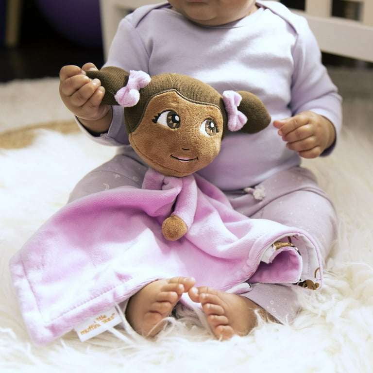 Little Muffincakes Boutique Lovey Baby Security Blanket Pink