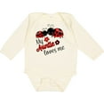 thumbnail image 3 of Inktastic My Auntie Loves Me with Cute Lady Bugs Boys or Girls Long Sleeve Baby Bodysuit, 3 of 5