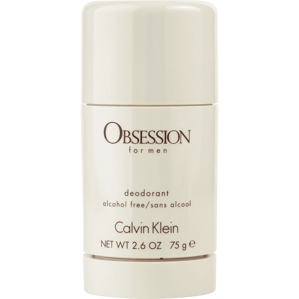 Calvin Klein Obsession Alcohol Free Deodorant Stick Men, 2.6 Oz (2 Pack)
