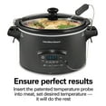 thumbnail image 3 of Hamilton Beach Defrost & Go 6 Qt Programmable Slow Cooker, Stoneware Crock with Removable Pot, Black, 3 of 8