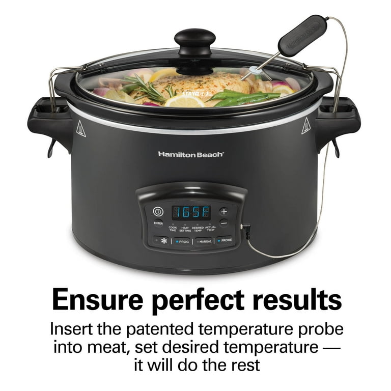 Hamilton Beach Defrost & Go 6 Qt Programmable Slow Cooker