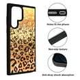 thumbnail image 2 of FINCIBO Soft Rubber Cover Case for Samsung Galaxy S22 Ultra 6.8" 2022 (NOT FIT Galaxy S22 6.1" 2022/Galaxy S22+ / S22 Plus 6.5" 2022), Gold Glitter Sparkle With Black Yellow Glitter Leopard, 2 of 5