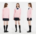 thumbnail image 4 of jinghuiyue Women Sweater Cardigans V Neck Knitted Uniform Button up Long Sleeve JK Top Clothing with Pockets XS, 4 of 7
