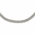 thumbnail image 1 of Sterling Silver Polished Fancy Circle Link 18.5In Necklace (18.5 X 7.29) Made In India -Jewelry By Sweet Pea, 1 of 6