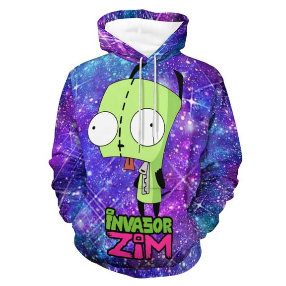 Invader Zim Hoodie Unisex 3d Novelty Hoodies Graphic Hoodies Pullover Sweatshirts For Men Women Teen S