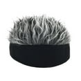 thumbnail image 3 of Hommes Rétro Courte Perruque Bandeau Hip Hop Hooligan Bonnet Cosplay Fausse Coiffure Chapeau, 3 of 7