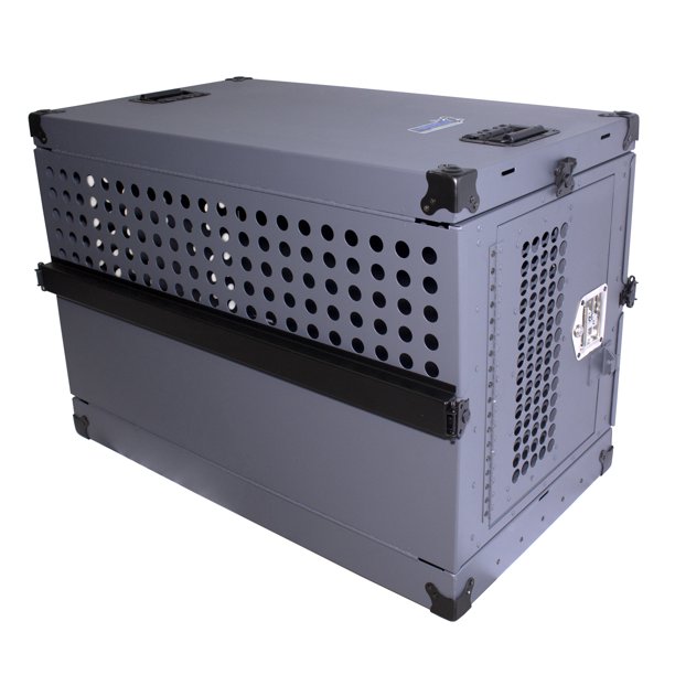 Owens Products, Inc. XL Collapsible Working Dog Crate, Gray