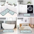 thumbnail image 4 of 2-Piece Kitchen Mat Set Non Slip Washable Floor Mats Decorative Rugs for Kitchen Sink Laundry Rabbits and Tulips Pattern, 4 of 7