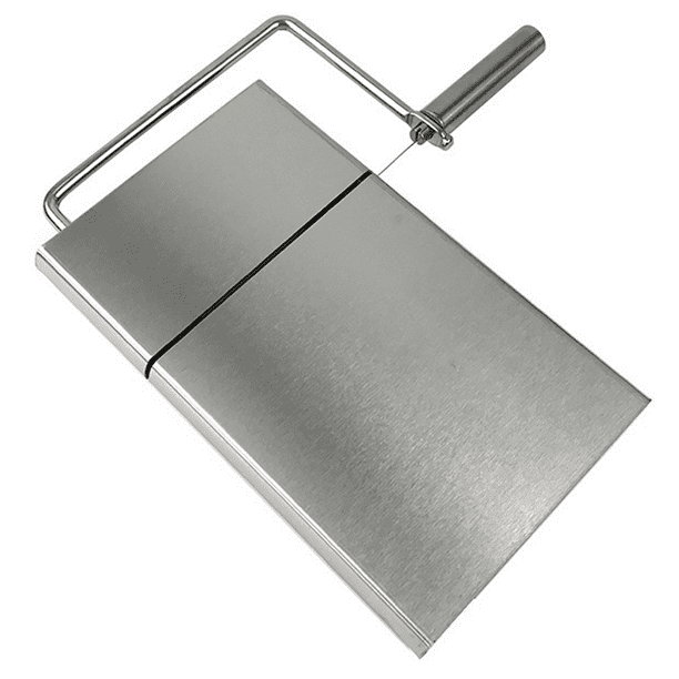 Cheese Slicer, Guillotine Style Sleek Modern Design, Stainless Steel